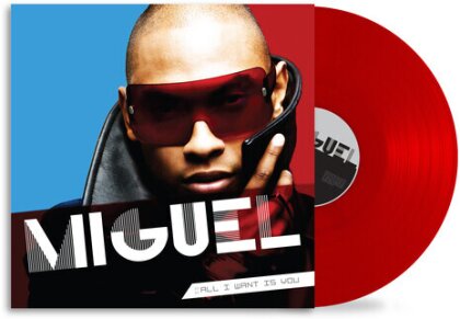 Miguel - All I Want Is You (2025 Reissue, Sony Legacy, Transparent Red Vinyl, LP)