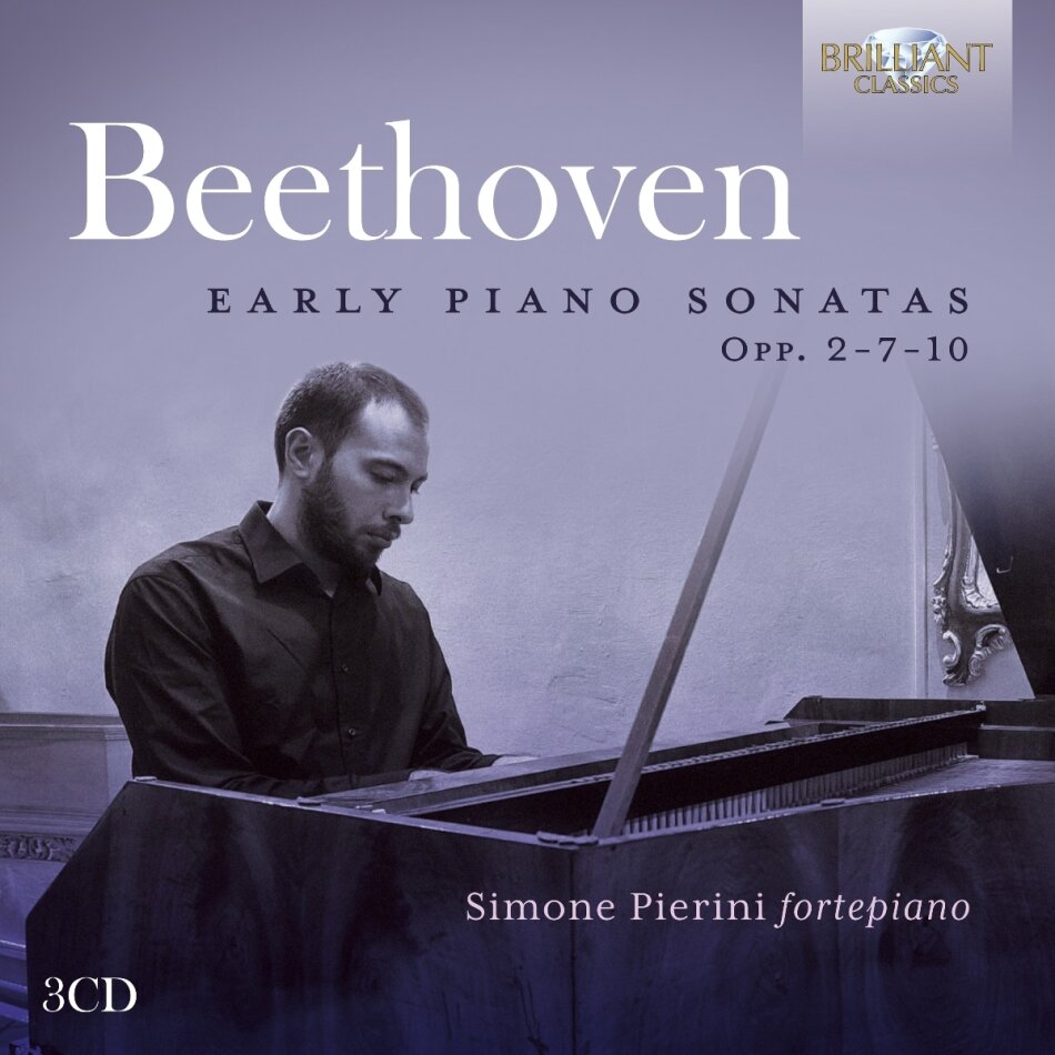 Ludwig van Beethoven (1770-1827) & Simone Pierini - Early Piano Sonatas Opp. 2-7-10 3 CDs