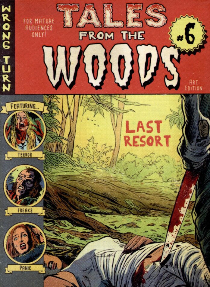 Wrong Turn 6: Last Resort (2014) Cover D, Tales from the Woods, Limited Edition, Mediabook, Uncut, 4K Ultra HD + Blu-ray