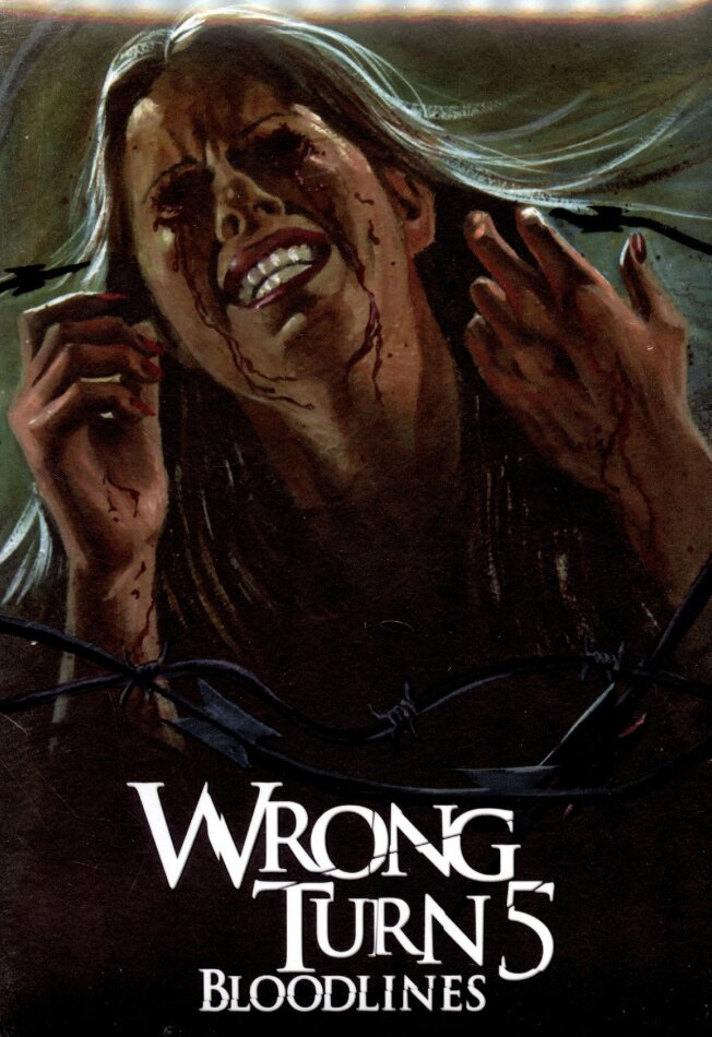 Wrong Turn 5: Bloodlines (2012) Cover B, Wattiert, Limited Edition, Mediabook, Uncut, 4K Ultra HD + Blu-ray