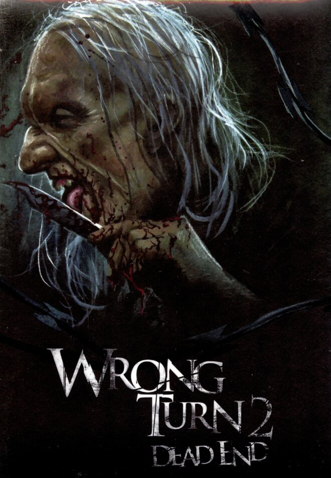 Wrong Turn 2: Dead End (2007) Cover B, Wattiert, Limited Edition, Mediabook, Uncut, 4K Ultra HD + Blu-ray