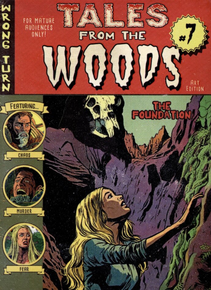 Wrong Turn: The Foundation (2021) Cover D, Tales from the Woods, Limited Edition, Mediabook, Uncut, 4K Ultra HD + Blu-ray