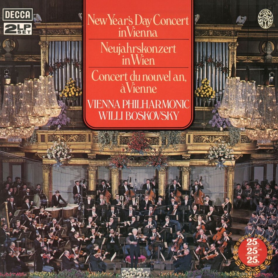 Willi Boskovsky & Wiener Philharmoniker - New Year's Day Concert Vienna Decca Pure Analogue, 2026 Reissue, Decca, 2 LP