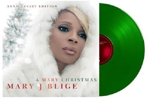 Mary J. Blige - A Mary Christmas 2023 Reissue, 10th Anniversary Edition, Translucent Green Vinyl, LP