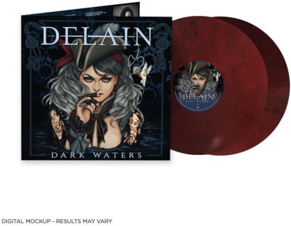 Delain - Dark Waters (2025 Reissue, Indie Exclusive, Napalm, Red Black Marbled Vinyl, 2 LPs)