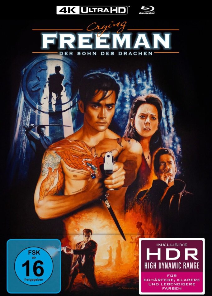Crying Freeman - Der Sohn des Drachen (1995) Limited Collector's Edition, Mediabook, 4K Ultra HD + Blu-ray