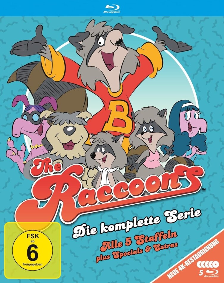 Die Raccoons - Die komplette Serie 5 Blu-rays