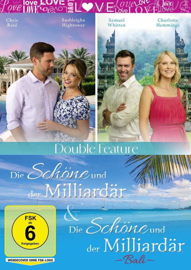 Die Schöne und der Milliardär (2022) / Die Schöne und der Milliardär auf Bali (2024) Double Feature, 2 DVDs