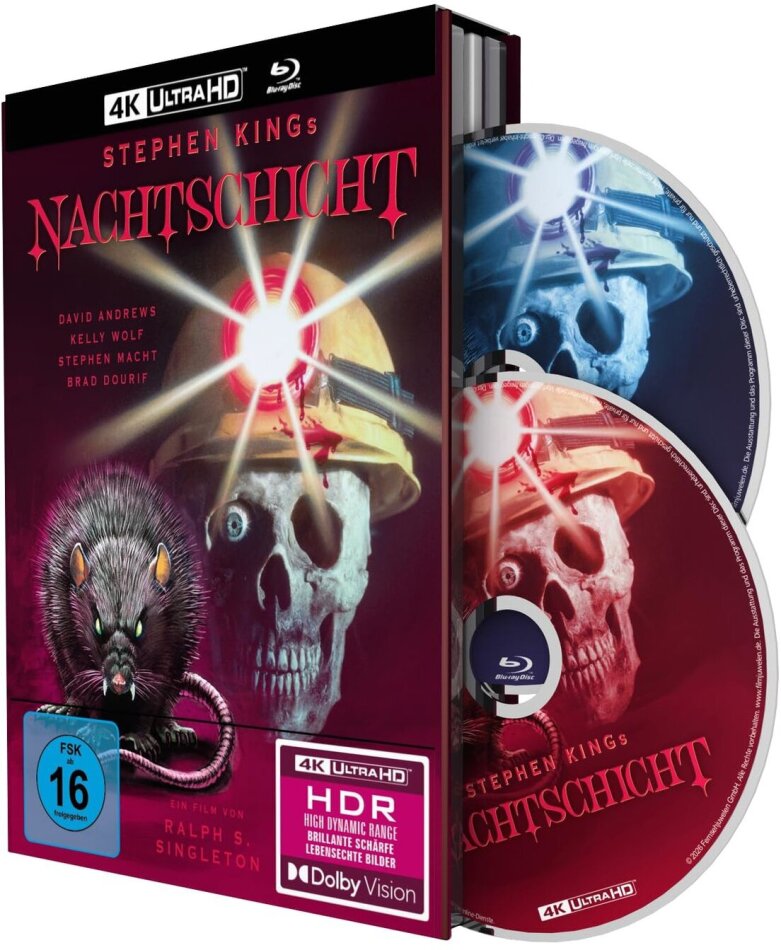 Nachtschicht (1990) Limited Collector's Edition, Mediabook, 4K Ultra HD + Blu-ray