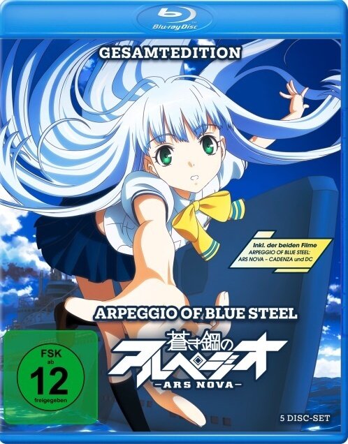 Arpeggio of Blue Steel: Ars Nova Gesamtedition, 5 Blu-rays