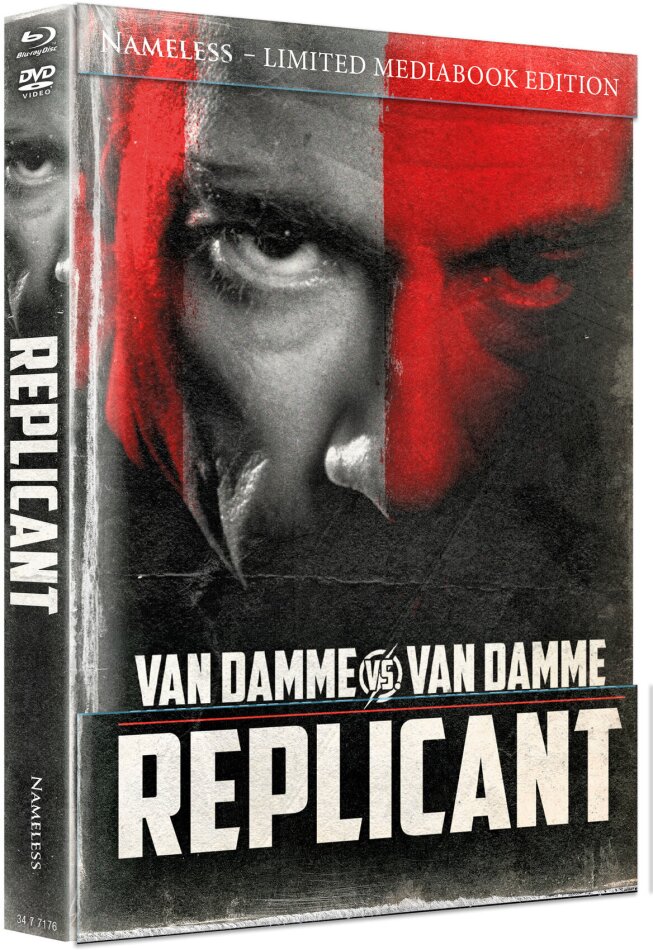 Replicant (2001) Cover B, Wattiert, Limited Edition, Mediabook, Blu-ray + DVD