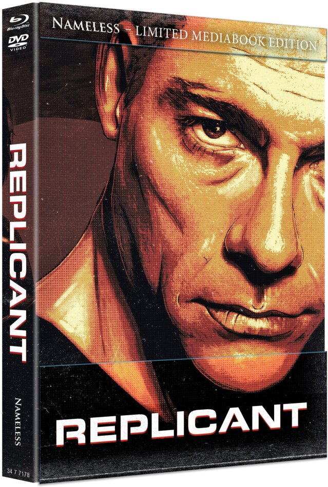 Replicant (2001) Cover D, Limited Edition, Mediabook, Blu-ray + DVD