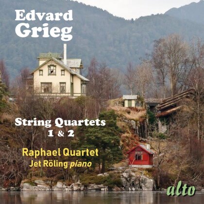 Raphael Quartet, Jet R&ouml;ling & Edvard Grieg (1843-1907) - String Quartets 1 & 2 - Fugue F minor - Andante C