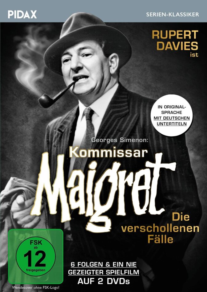 Kommissar Maigret - Die verschollenen Fälle Pidax Serien-Klassiker, s/w, 2 DVDs