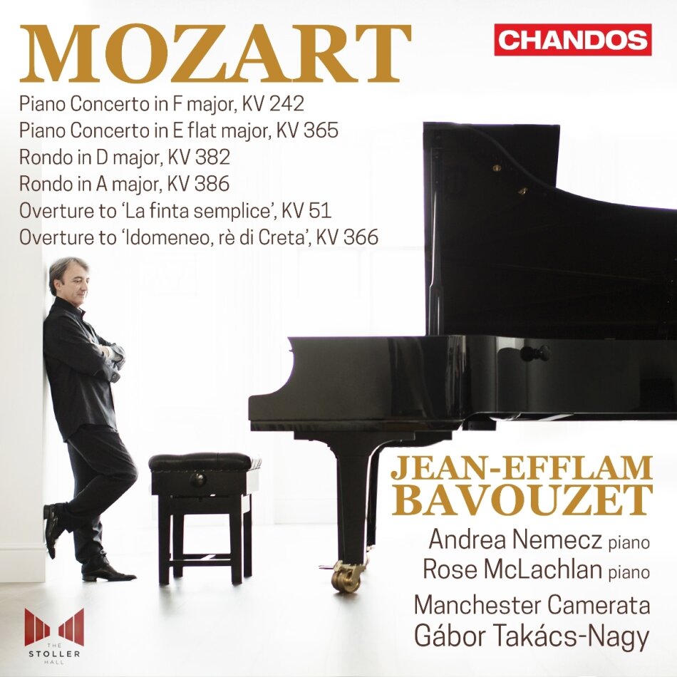 Wolfgang Amadeus Mozart (1756-1791), Gábor Takács-Nagy, Jean-Efflam Bavouzet, Andrea Nemecz, … - Piano Concertos Vol. 12 - KV 242, 265, 382, 386, 51, 366