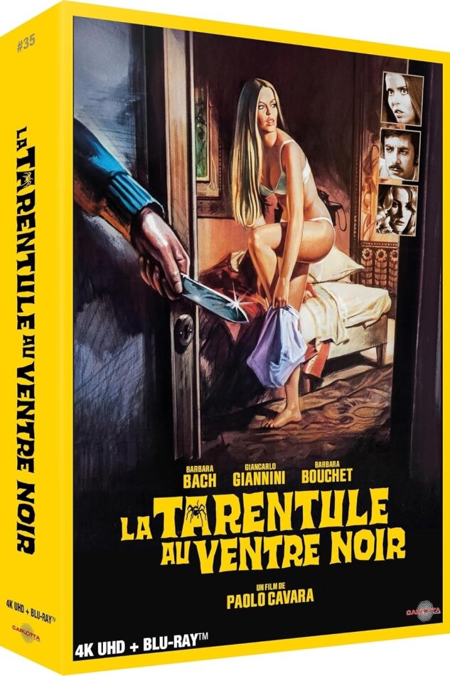 La tarentule au ventre noir (1971) Édition Prestige Limitée, + Goodies, 4K Ultra HD + Blu-ray