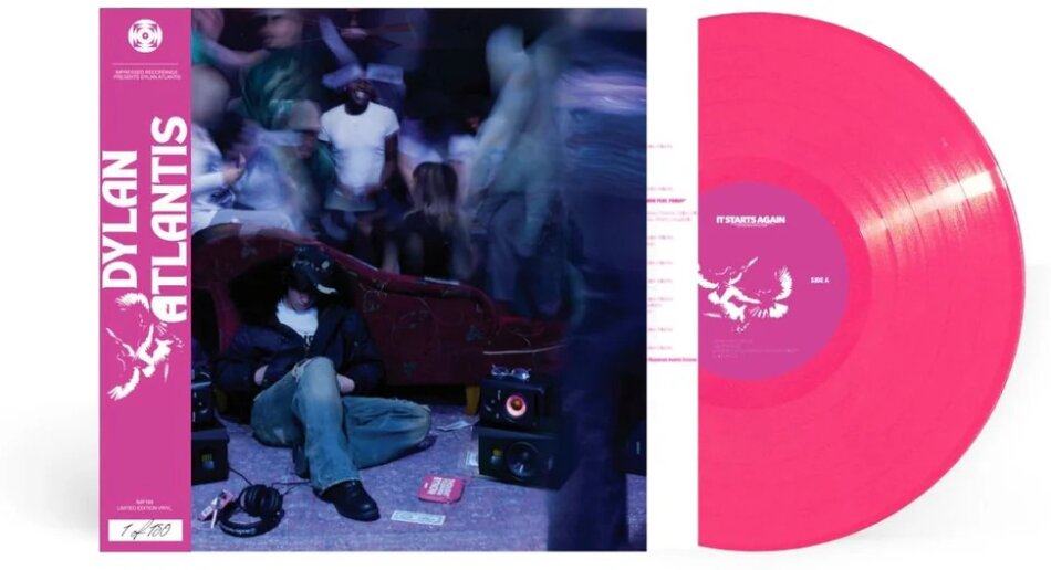 Dylan Atlantis - It Starts Again Pink Vinyl, LP