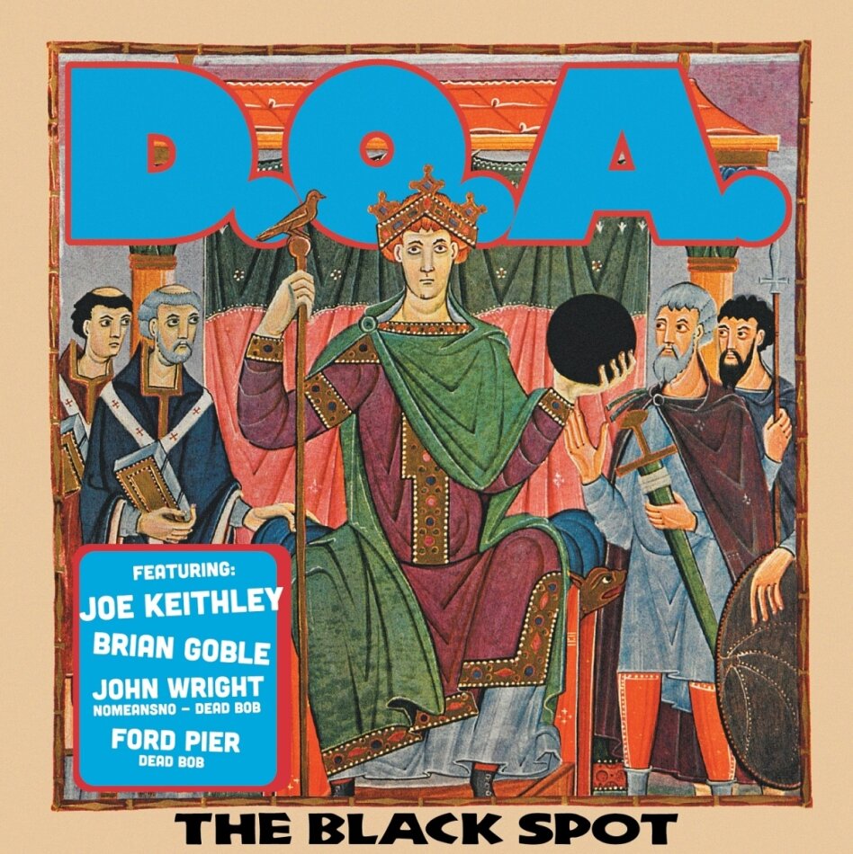 D.O.A. - The Black Spot 2026 Reissue, Sudden Death, Black Cherry Colored Vinyl, LP