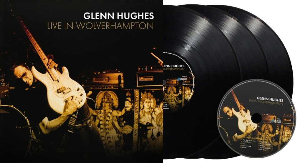 Glenn Hughes - Live In Wolverhampton 2026 Reissue, Reissued Sounds, 3 LP + CD