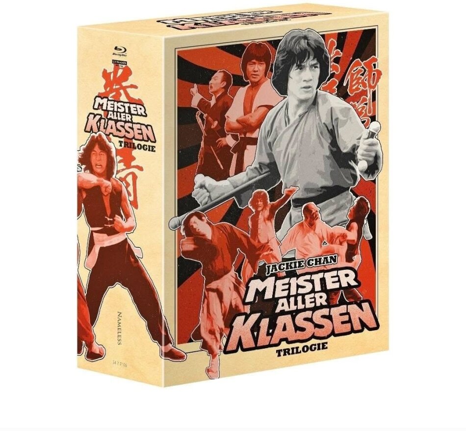 Meister aller Klassen Trilogie Cover B, Schuber, Limited Edition, Mediabook, 3 4K Ultra HDs + 3 Blu-rays