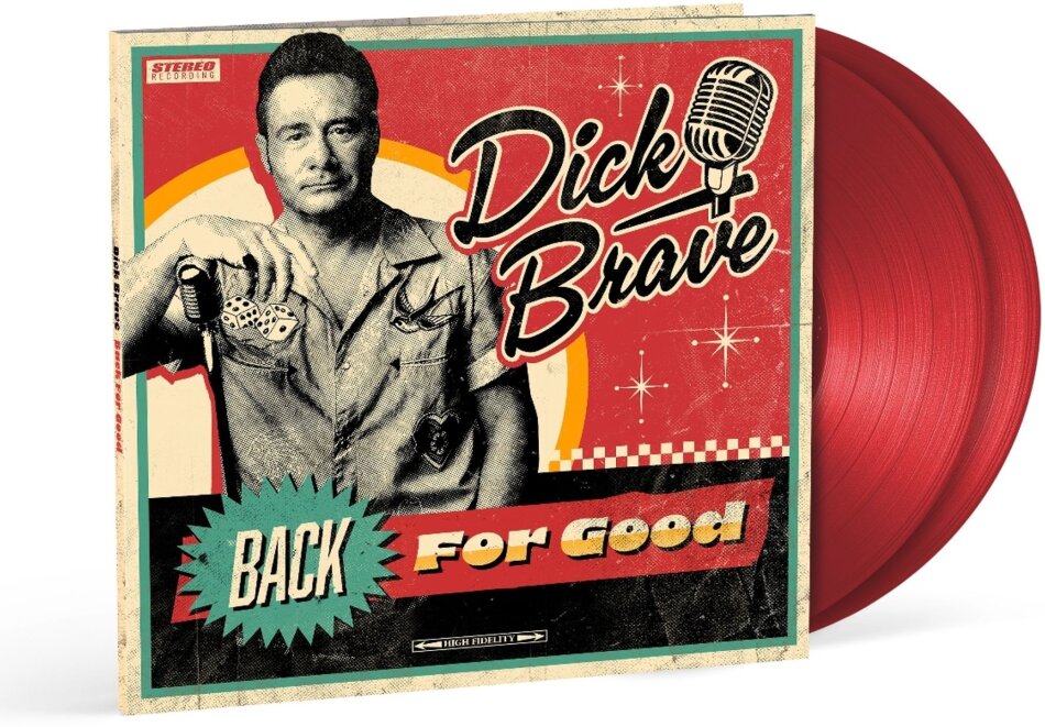 Dick Brave - Back for Good Gatefold, Red Vinyl, 2 LPs