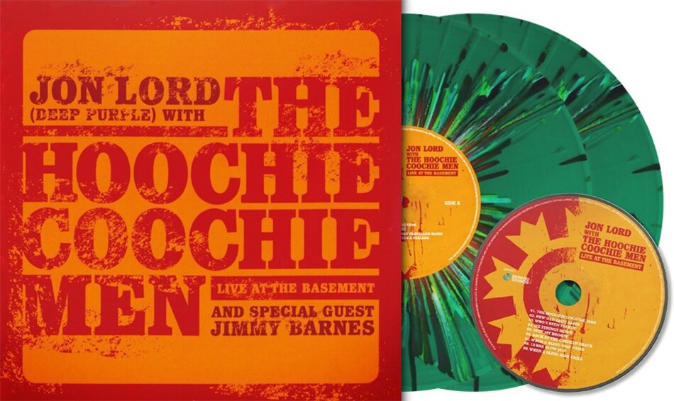 Jimmy Barnes, Jon Lord & Hoochie Coochie Men - Live At The Basement 2026 Reissue, Reissued Sounds, Splatter Vinyl , 2 LPs + CD