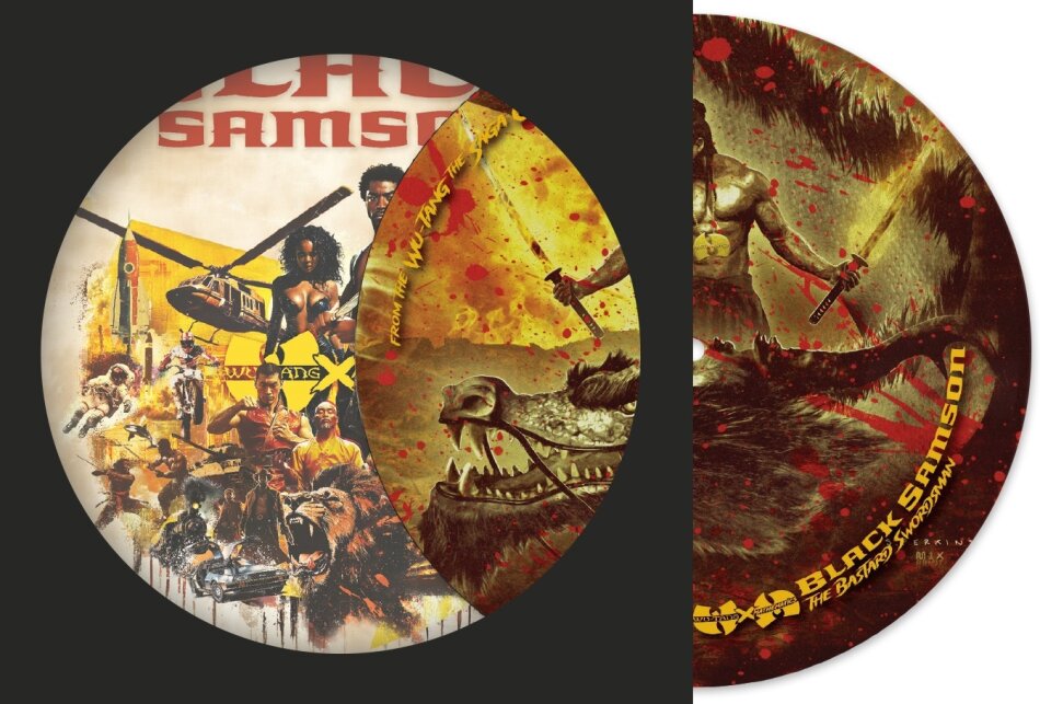 Wu-Tang Clan & Mathematics - Black Samson - The Bastard Swordsman (From The Wu-Tang The Saga Continues Collection) Vienna Edition, Picture Disc, LP