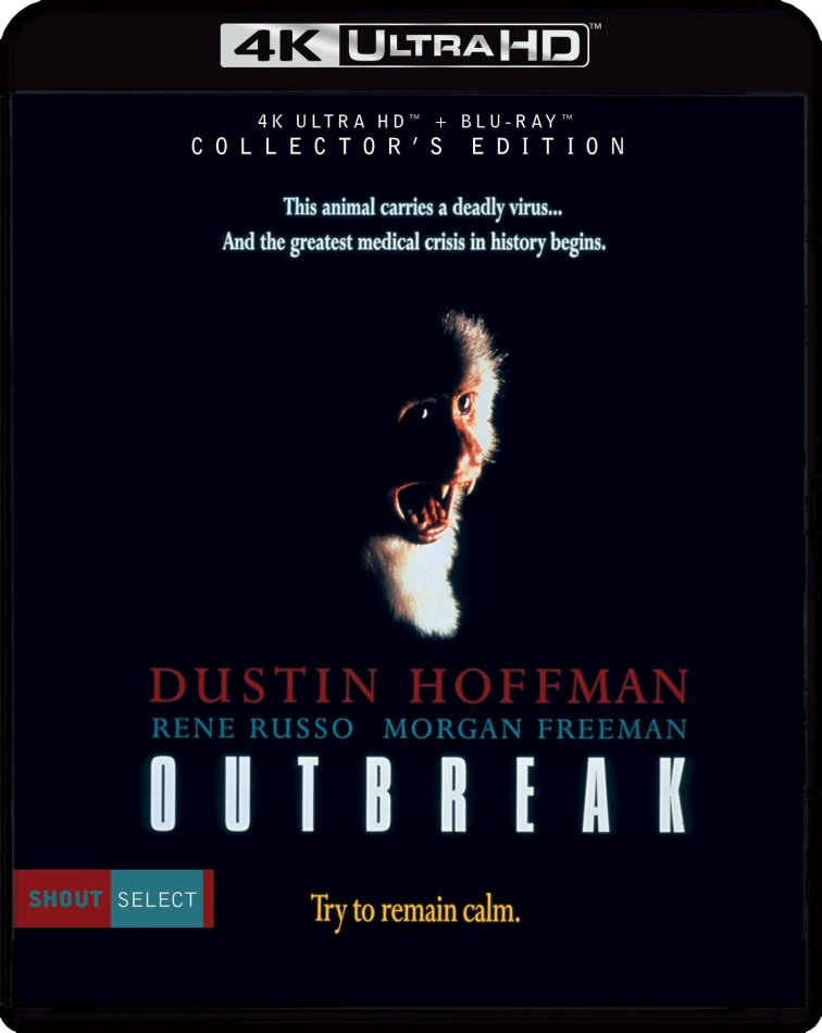 Outbreak (1995) Shout Select, Collector's Edition, 4K Ultra HD + Blu-ray