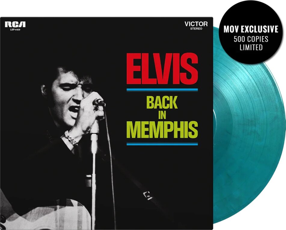 Elvis Presley - Back In Memphis 2026 Reissue, Music On Vinyl, limited to 500 copies, Limited Edition, Green Marble Vinyl, LP