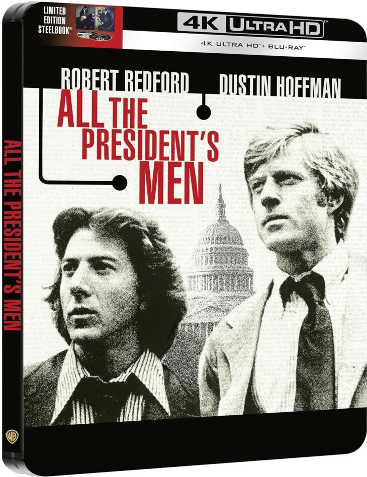 Tutti gli uomini del presidente (1976) Limited Edition, Steelbook, 4K Ultra HD + Blu-ray