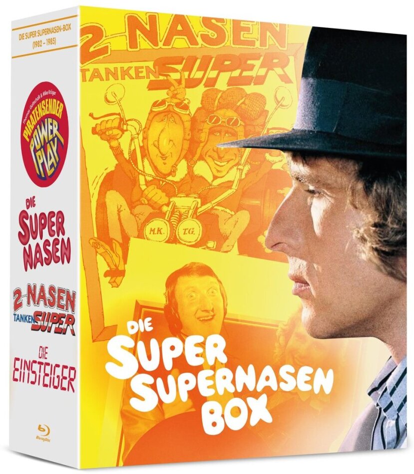 Die Super Supernasen Box - Die Supernasen / Zwei Nasen tanken super / Piratensender Power Play / Die Einsteiger Limited Edition, 4 Blu-rays
