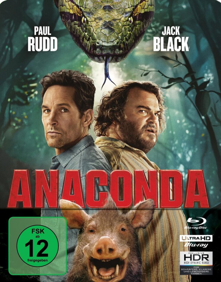 Anaconda (2025) Limited Edition, Steelbook, 4K Ultra HD + Blu-ray