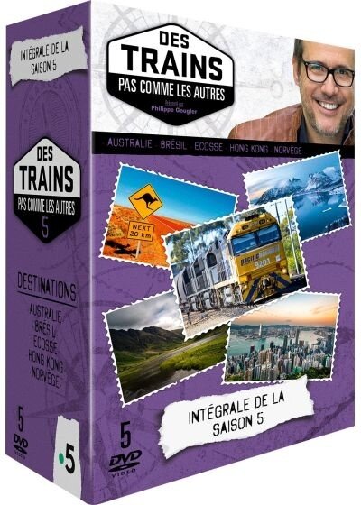 Des trains pas comme les autres - Saison 5 : 5 Destinations - Australie - Brésil - Ecosse - Hong-Kong - Norvège 5 DVDs