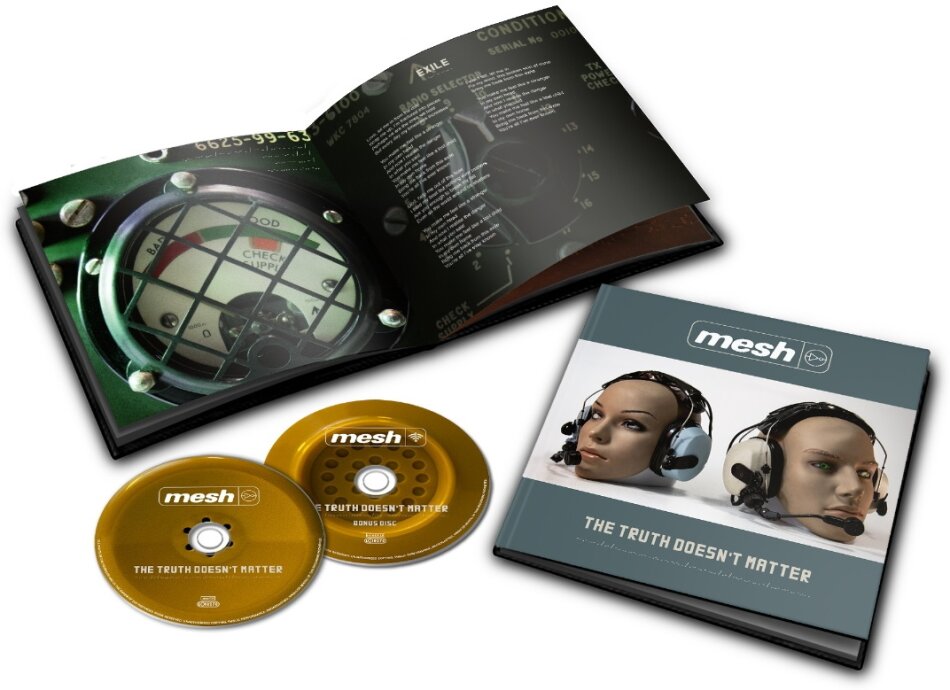 Mesh - The Truth Doesn`t Matter Artbook Edition, 2 CDs + Buch