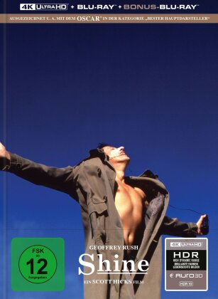 Shine - Der Weg ins Licht (1996) (Limited Edition, Mediabook, 4K Ultra HD + 2 Blu-rays)