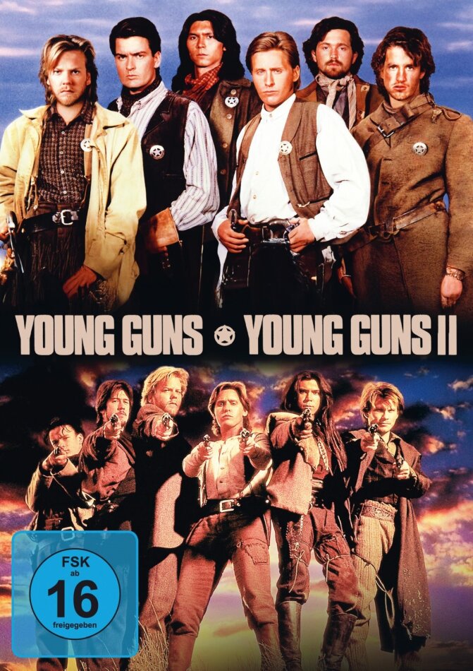 Young Guns 1 & 2 2 DVDs