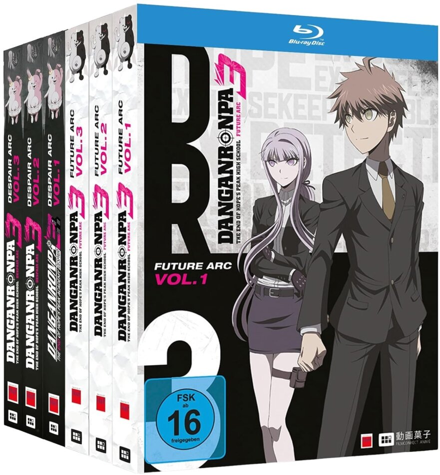 Danganronpa 3 - The End of Hope's Peak High School - Future Arc & Despair Arc Gesamtausgabe, 6 Blu-rays
