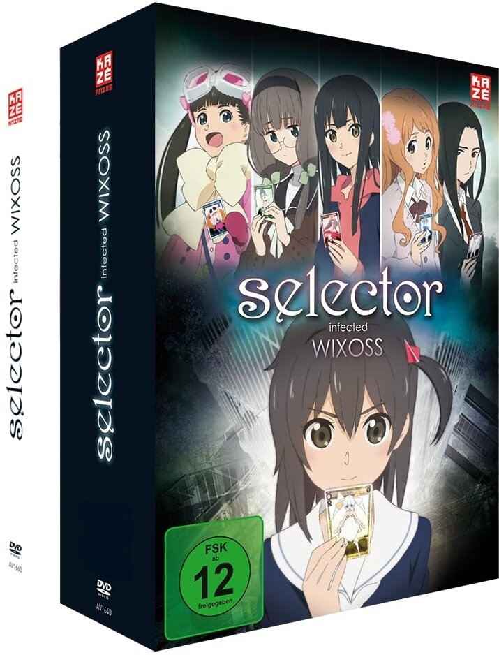 Selector Infected Wixoss / Selector Spread Wixoss Gesamtausgabe, 4 DVDs