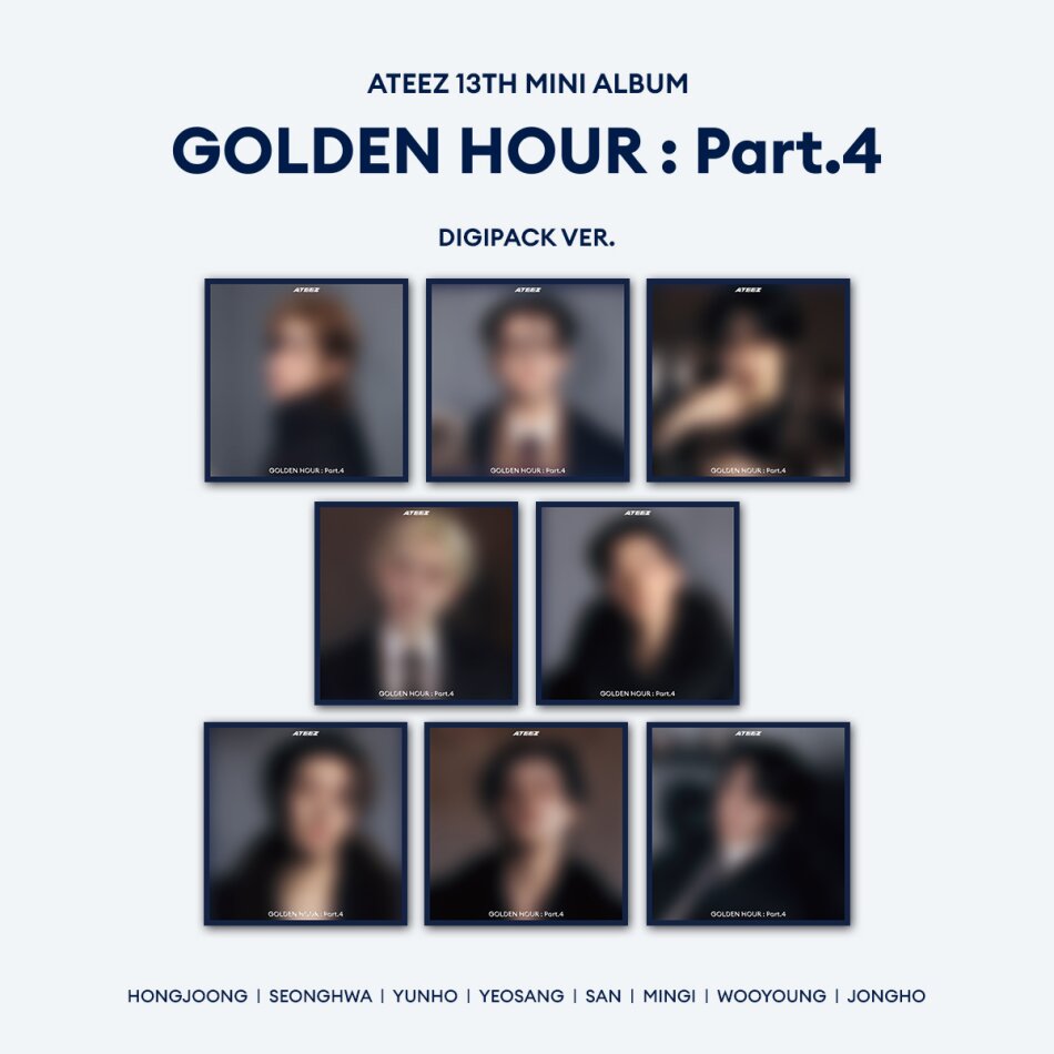 Ateez (K-Pop) - Golden Hour: Part.4 Digipack, random