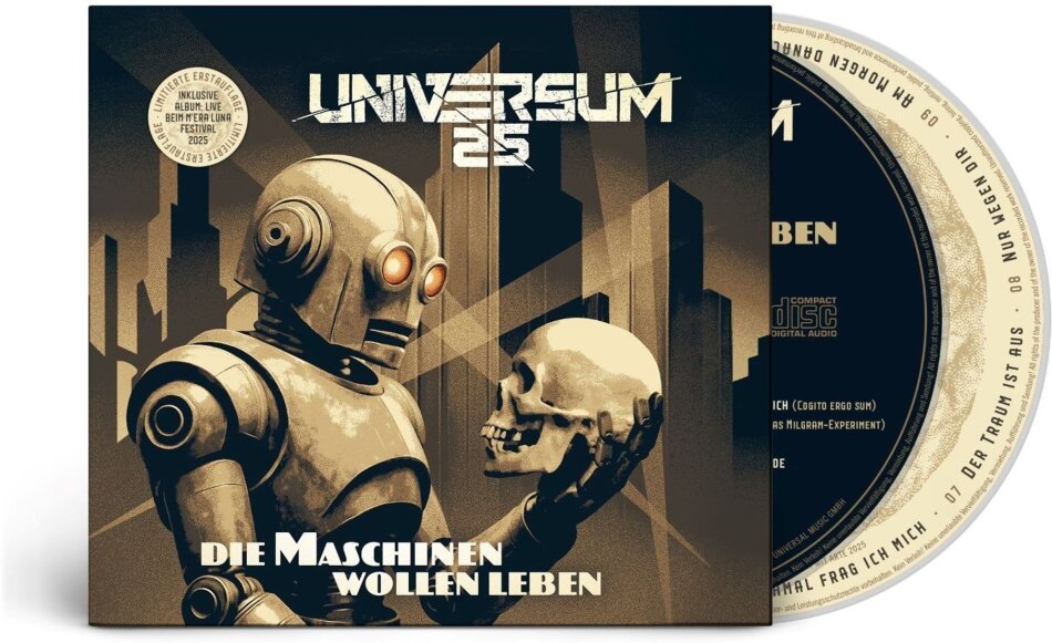 Universum25 - Die Maschinen wollen leben Limited Deluxe Edition, 2 CDs