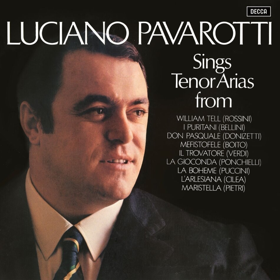 Luciano Pavarotti - Tenor Arias From Italian Opera 2026 Reissue, Decca, LP