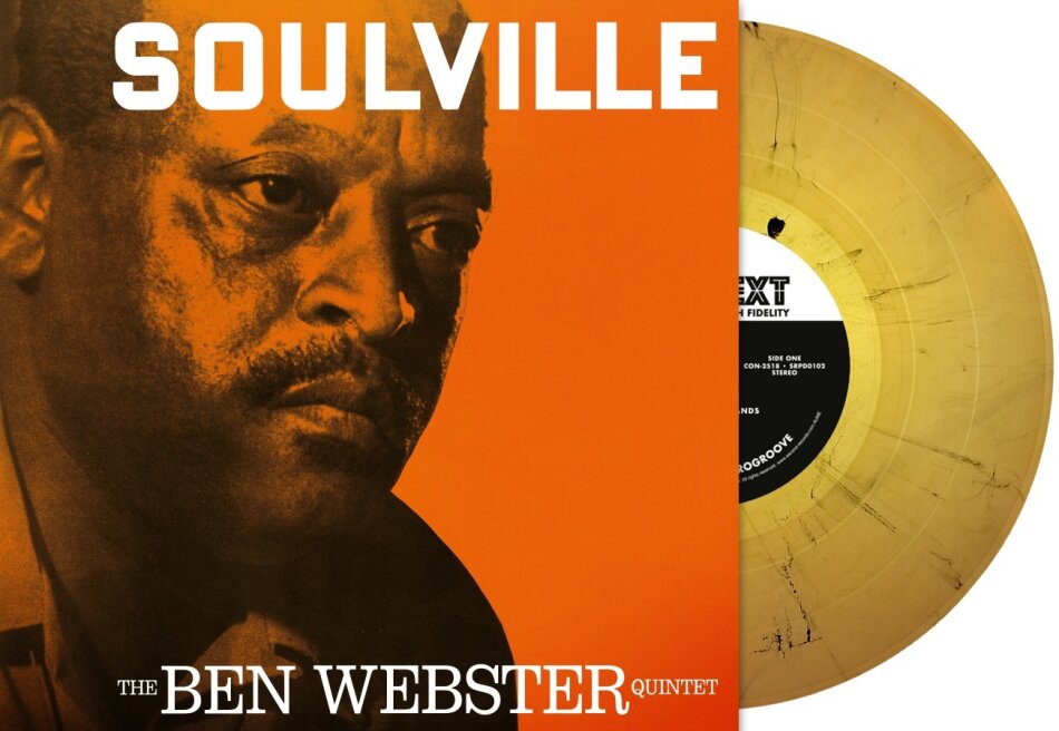 Ben Webster - Soulville 2026 Reissue, Second Records, Orange Marble Vinyl, LP