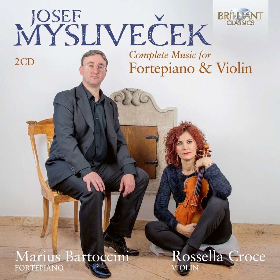 Josef Mysliveček (1737-1781), Rosella Croce & Marius Bartoccini - Complete Music For Fortepiano & Violin 2 CD