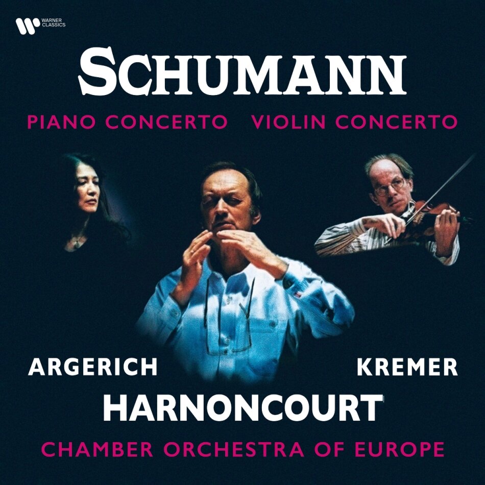 Robert Schumann (1810-1856), Nikolaus Harnoncourt, Gidon Kremer, Martha Argerich & Chamber Orchestra Of Europe - Klavierkonzert, Violinkonzert 2 LPs