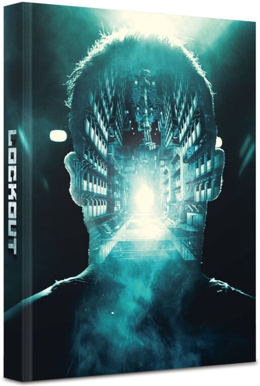 Lockout (2012) Cover W, Wattiert, Limited Edition, Mediabook, Blu-ray + DVD