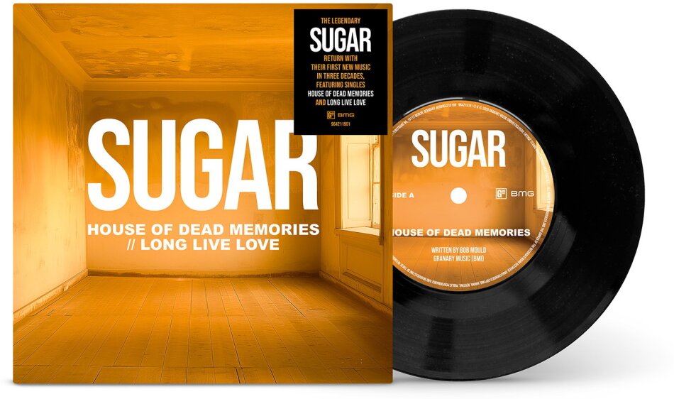 Sugar (Bob Mould) - House of Dead Memories/Long Live Love 7" Single