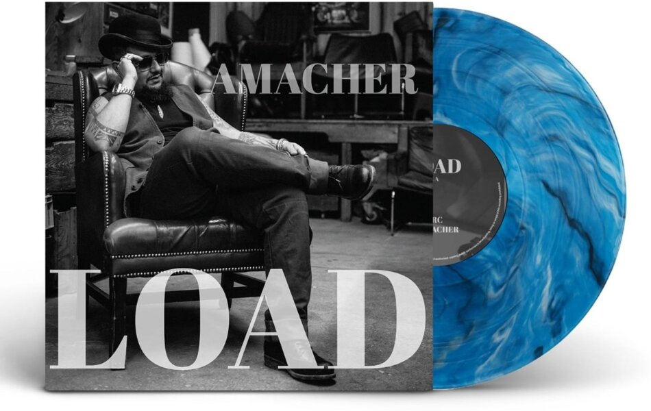 Marc Amacher - Load Limited Edition, Blue w Black & White Splatter Vinyl, LP