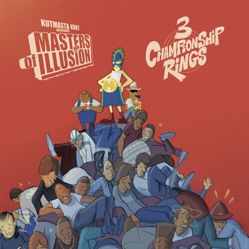 Kutmasta Kurt, Kool Keith & Motion Man - Masters Of Illusion: 3 Championship Rings Limited Edition, 7" Single