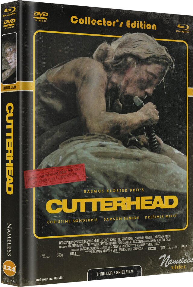Cutterhead (2018) Cover C, Limited Collector's Edition, Mediabook, Blu-ray + DVD