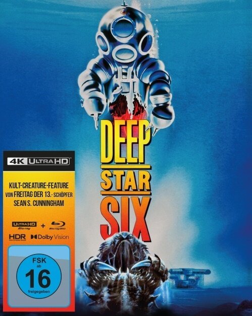 Deep Star Six (1989) Limited Edition, Mediabook, 4K Ultra HD + Blu-ray